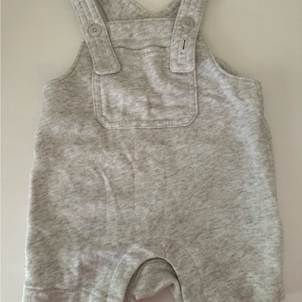 Gray Kids Overalls